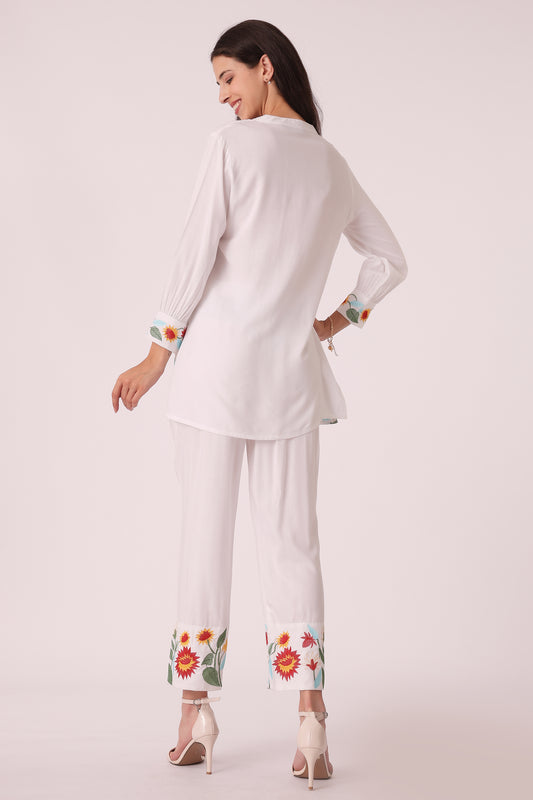 ETHNIC STRAIGHT FIT EMBROIDERY CORD SET - extra image 2