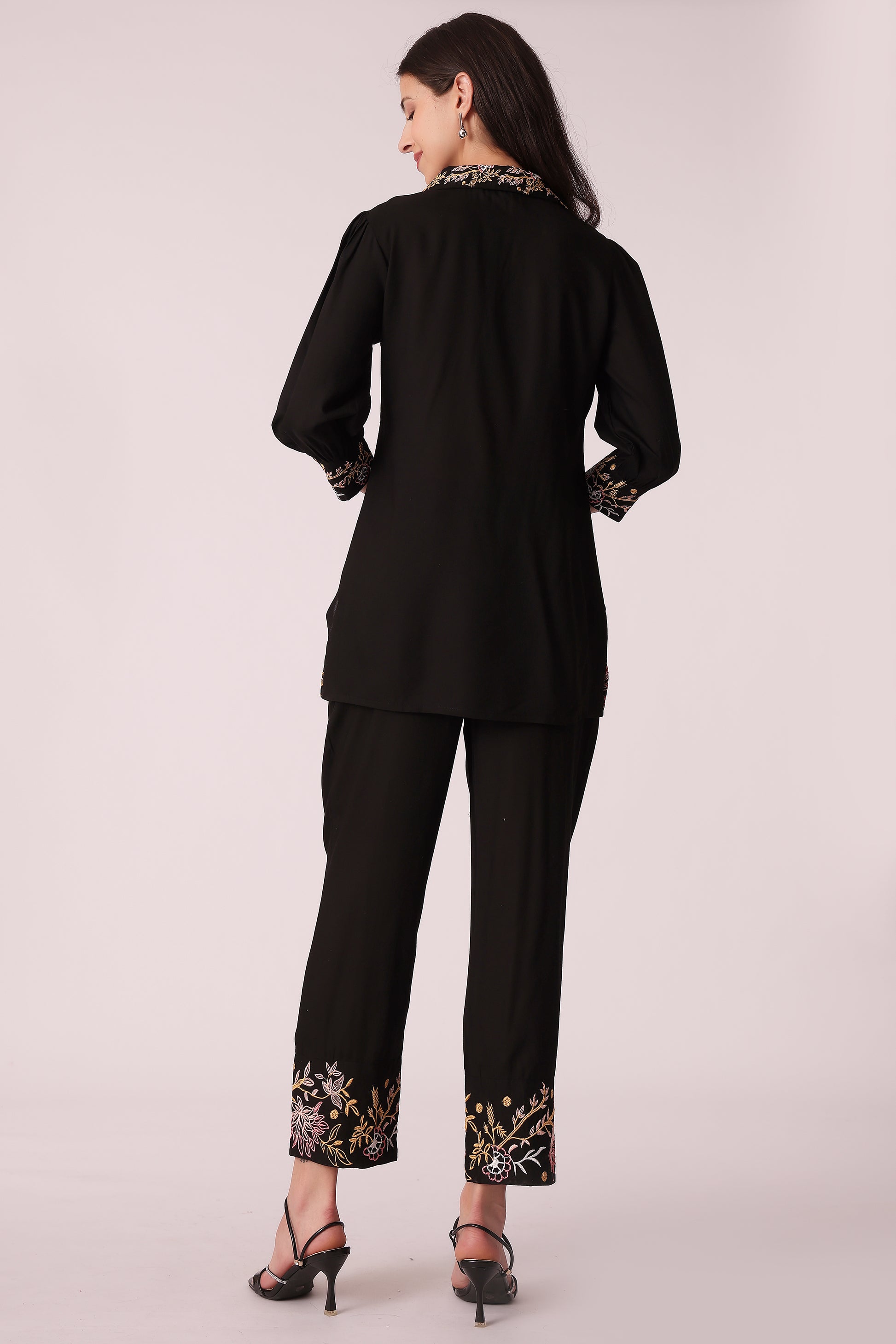 ETHNIC STRAIGHT FIT EMBROIDERY CORD SET - extra image 2