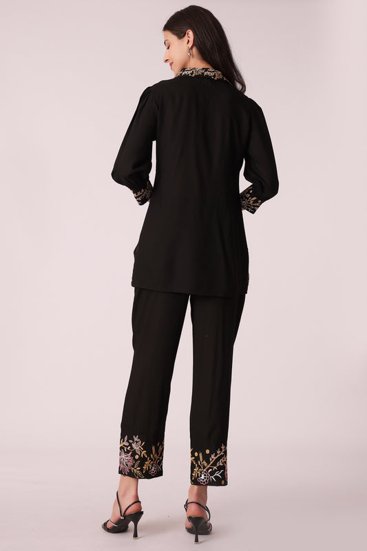 ETHNIC STRAIGHT FIT EMBROIDERY CORD SET - extra image 2