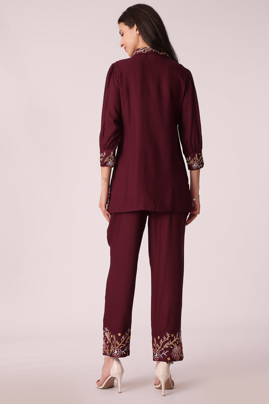 ETHNIC STRAIGHT FIT EMBROIDERY CORD SET - extra image 2