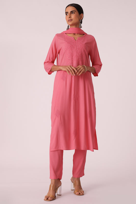 ETHNIC REGULAR FIT EMBROIDERY SKD