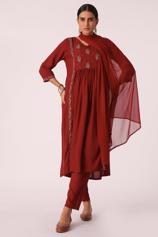 ETHNIC REGULAR FIT EMBROIDERY SKD