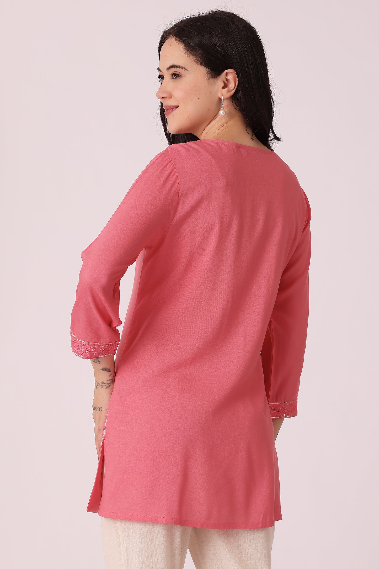 ETHNIC REGULAR FIT EMBROIDERY TUNIC - extra image 2