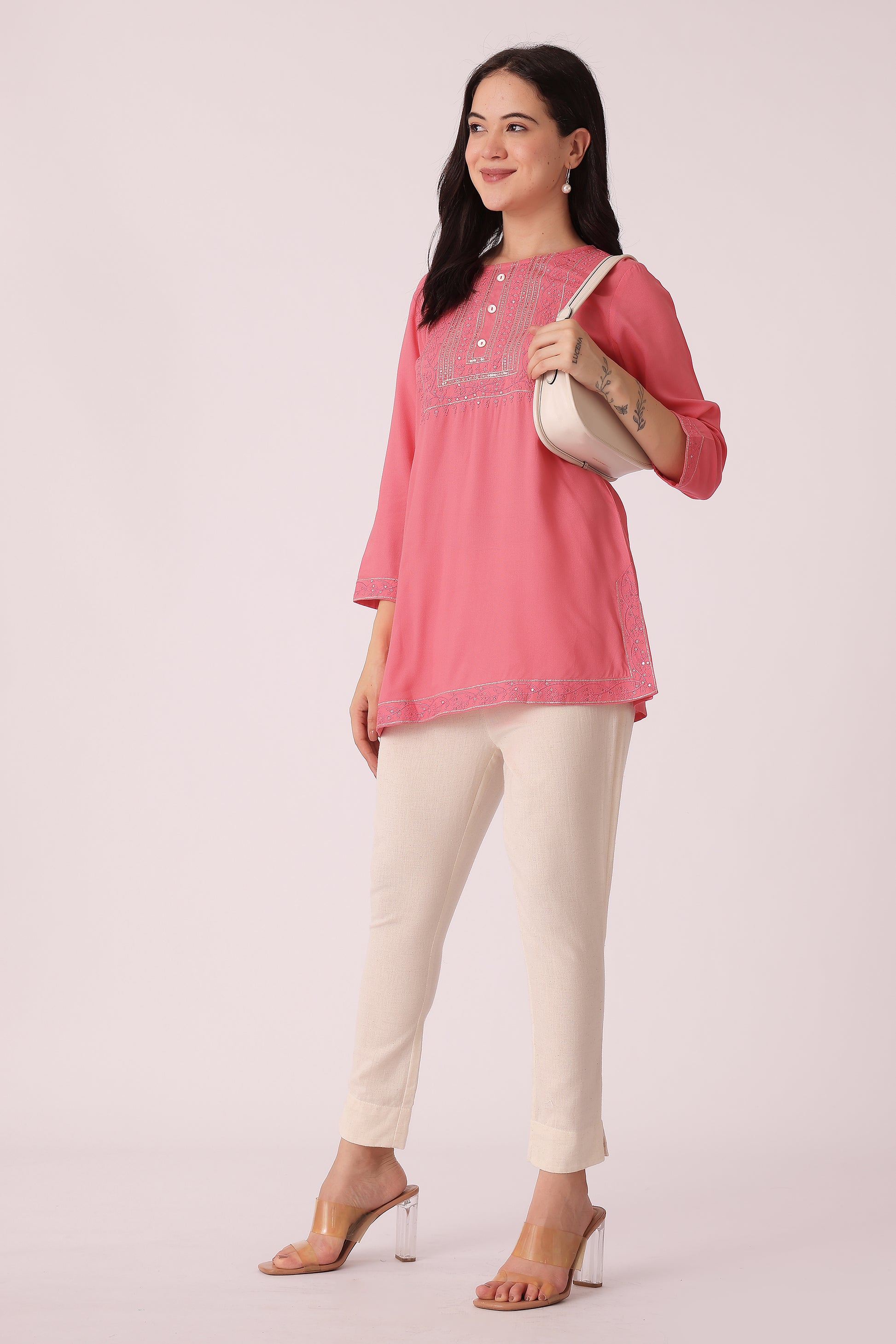 ETHNIC REGULAR FIT EMBROIDERY TUNIC - extra image 3