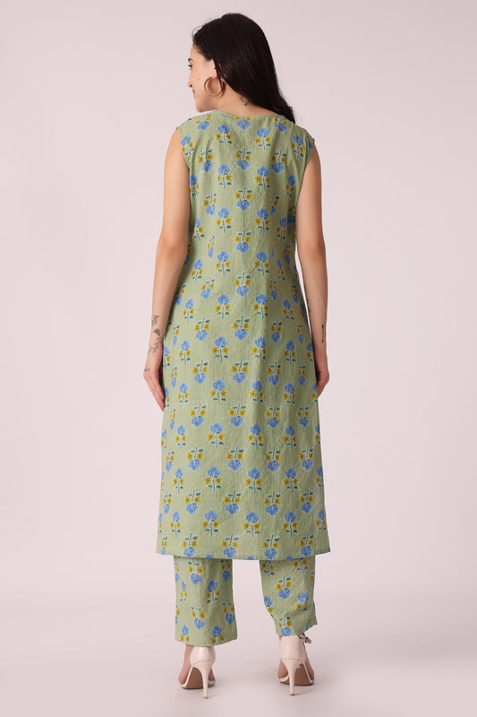 ETHNIC REGULAR FIT ALL OVER PRINT 2PCS SET - extra image 2
