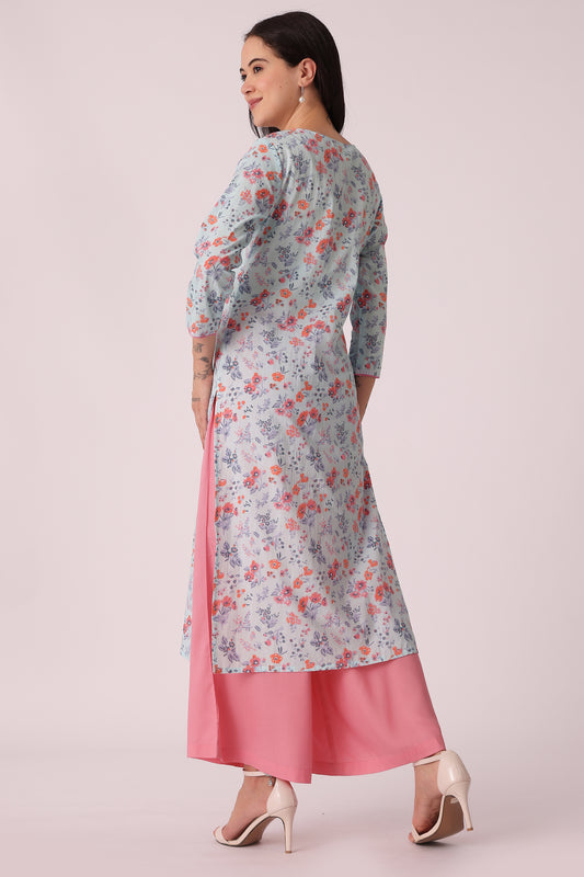 ETHNIC REGULAR FIT EMBROIDERY KURTA - extra image 2