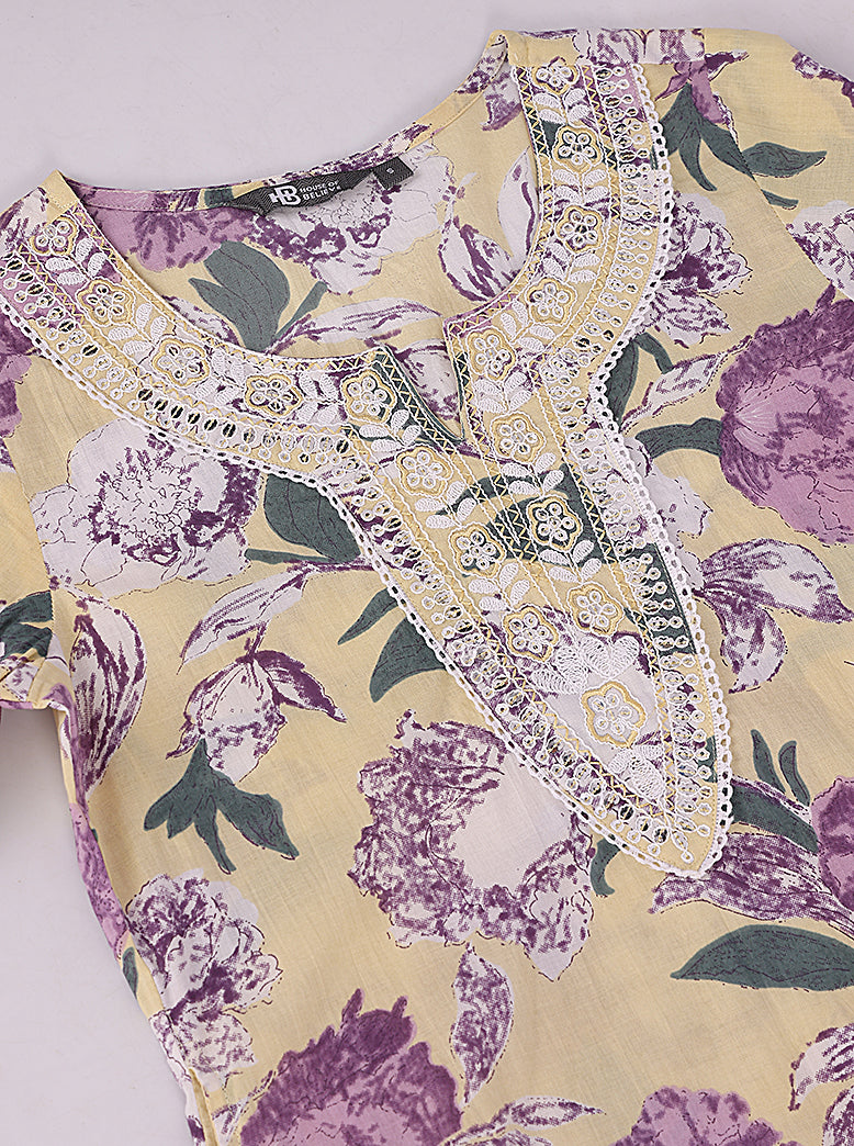 ETHNIC REGULAR FIT EMBROIDERY KURTA - extra image 4