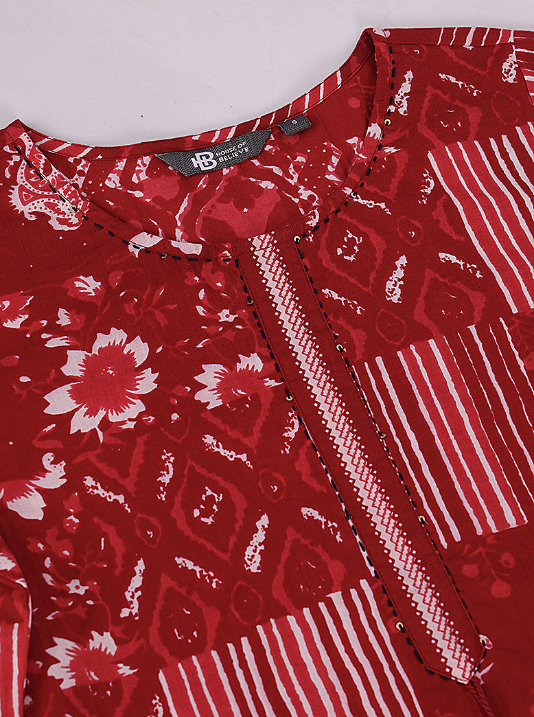 ETHNIC STRAIGHT FIT EMBROIDERY 2PCS SET - extra image 4