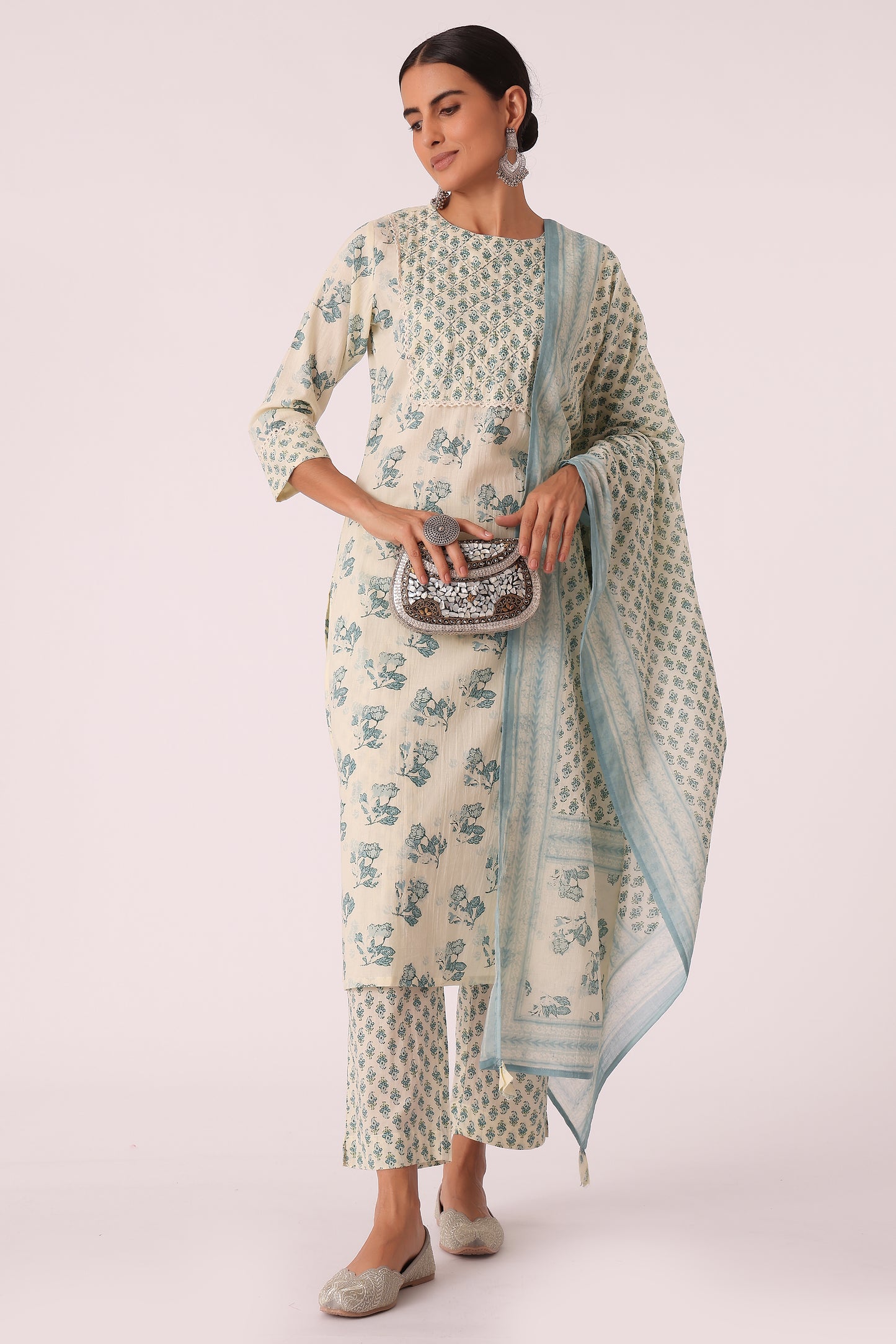 ETHNIC STRAIGHT FIT EMBROIDERY SKD - extra image 3