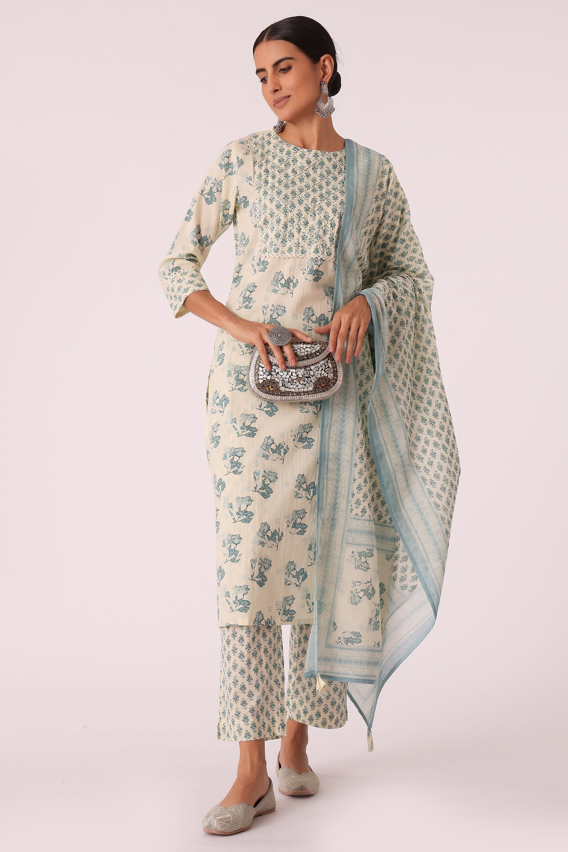 ETHNIC STRAIGHT FIT EMBROIDERY SKD - extra image 3