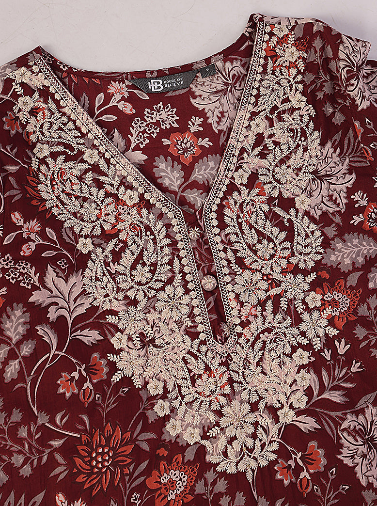 ETHNIC STRAIGHT FIT EMBROIDERY SKD - extra image 4