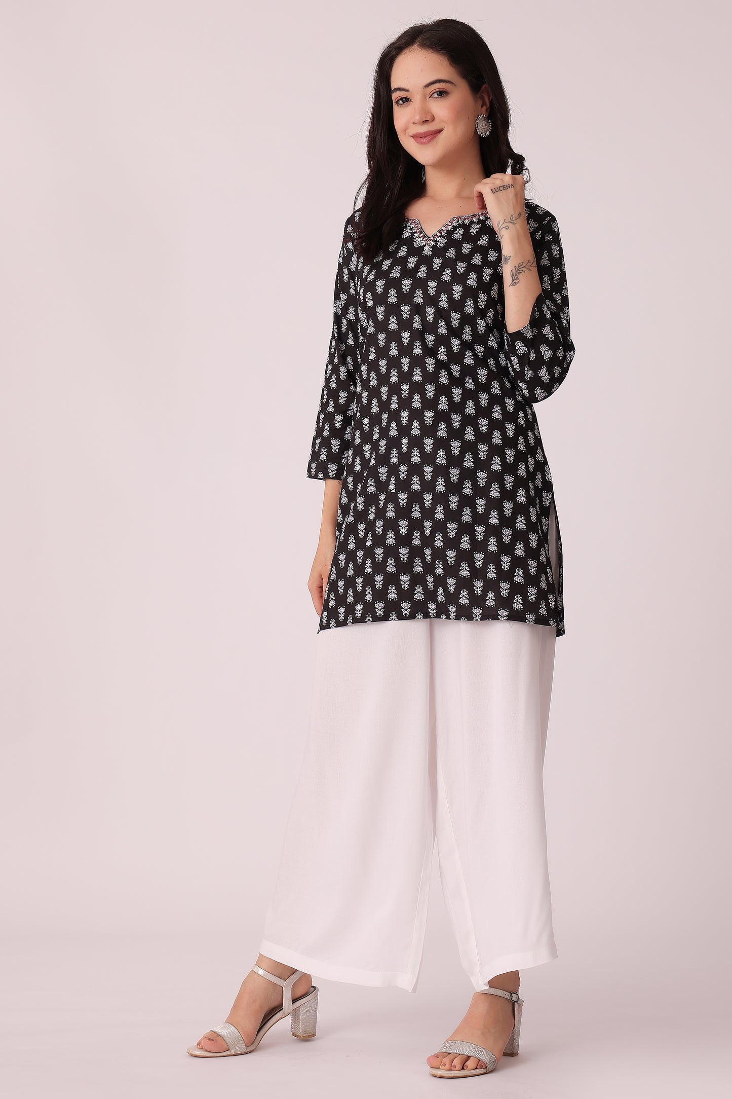 ETHNIC REGULAR FIT EMBROIDERY TUNIC - extra image 3