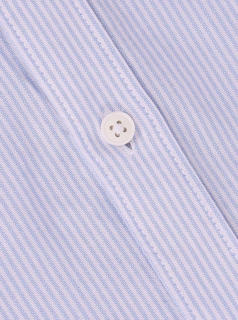 Men's Oxford Stripe Shirts Half sleeve - extra image 3