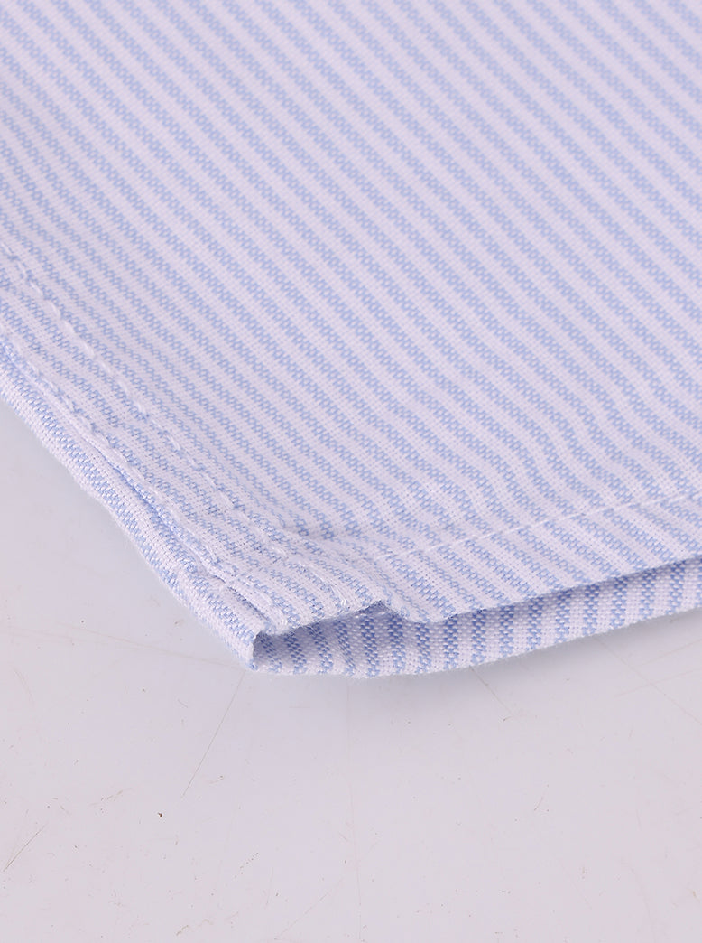 Men's Oxford Stripe Shirts Half sleeve - extra image 5