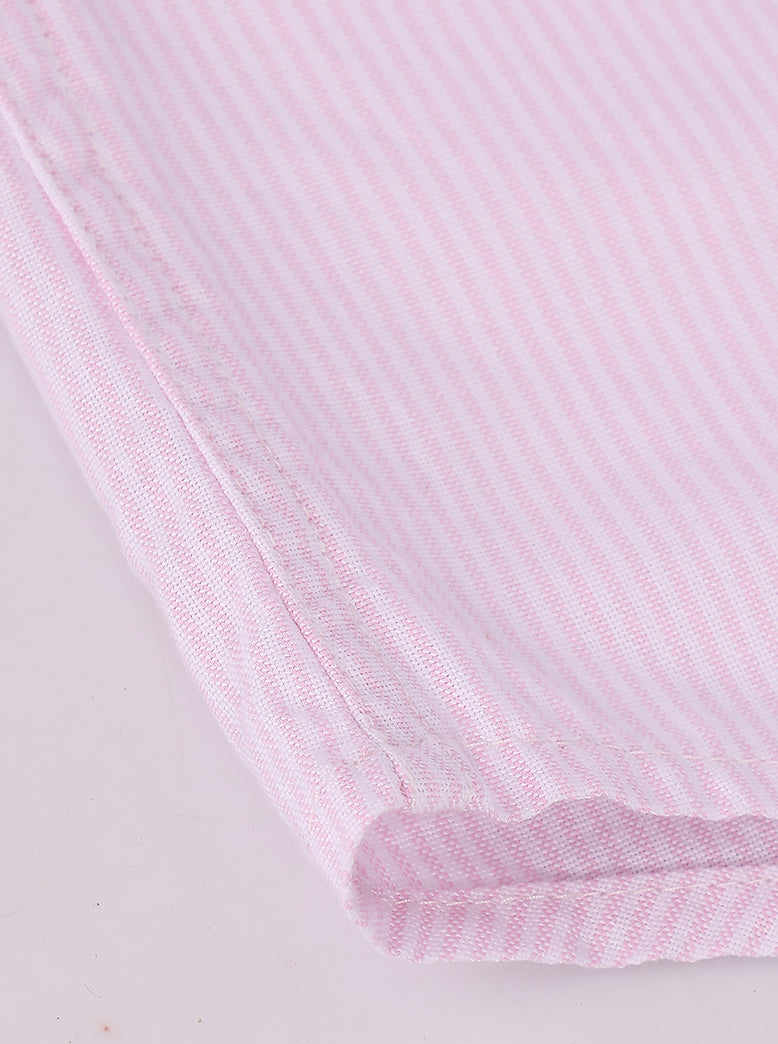Men's Oxford Stripe Shirts Half sleeve - extra image 3