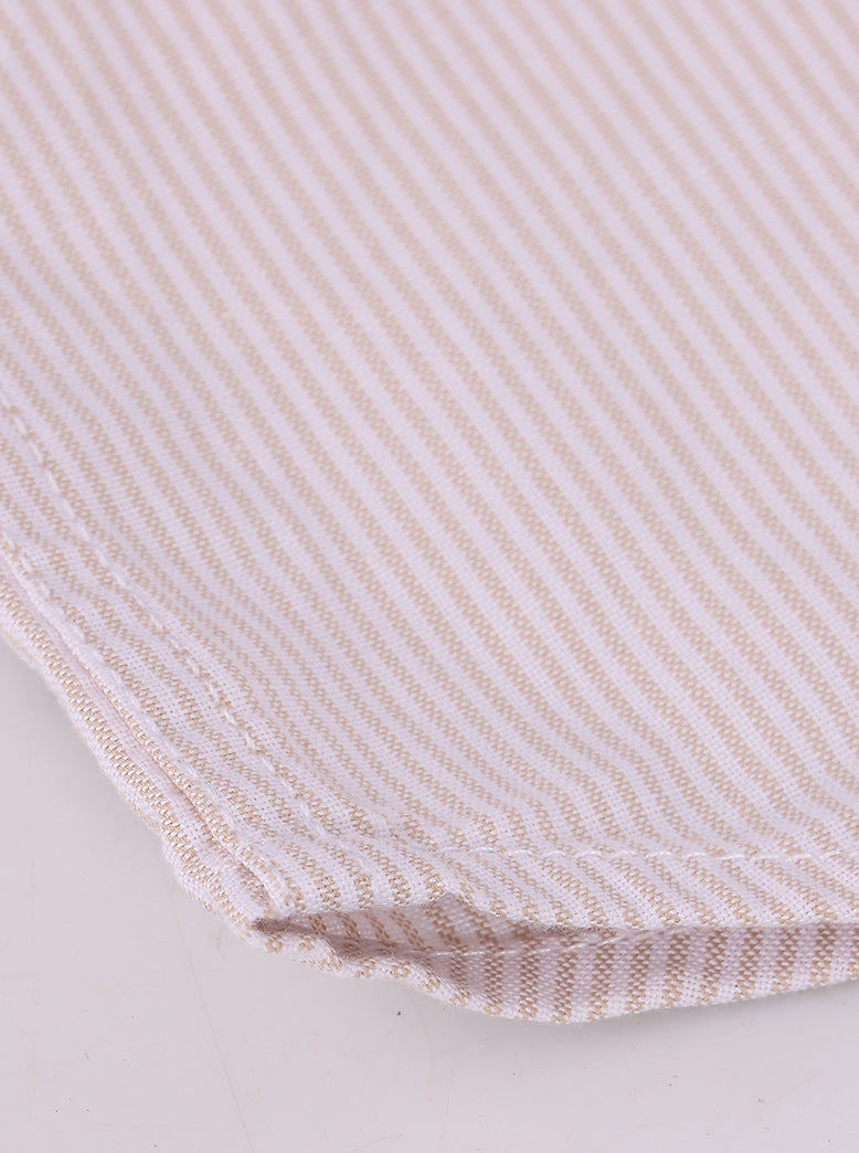 Men's Oxford Stripe Shirts Half sleeve - extra image 4