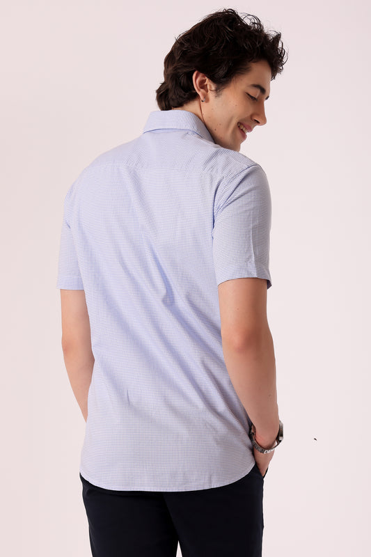 Men's Oxford Ghingham Checks Shirts Half sleeve - extra image 4