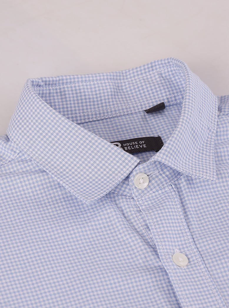 Men's Oxford Ghingham Checks Shirts Half sleeve - extra image 5