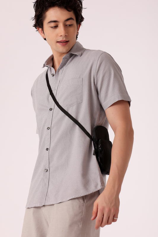 Men's Oxford Ghingham Checks Shirts Half sleeve