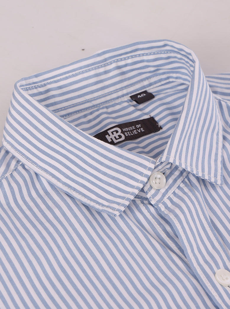 Men's Peach Poplin Shirts Half Sleeves - extra image 3