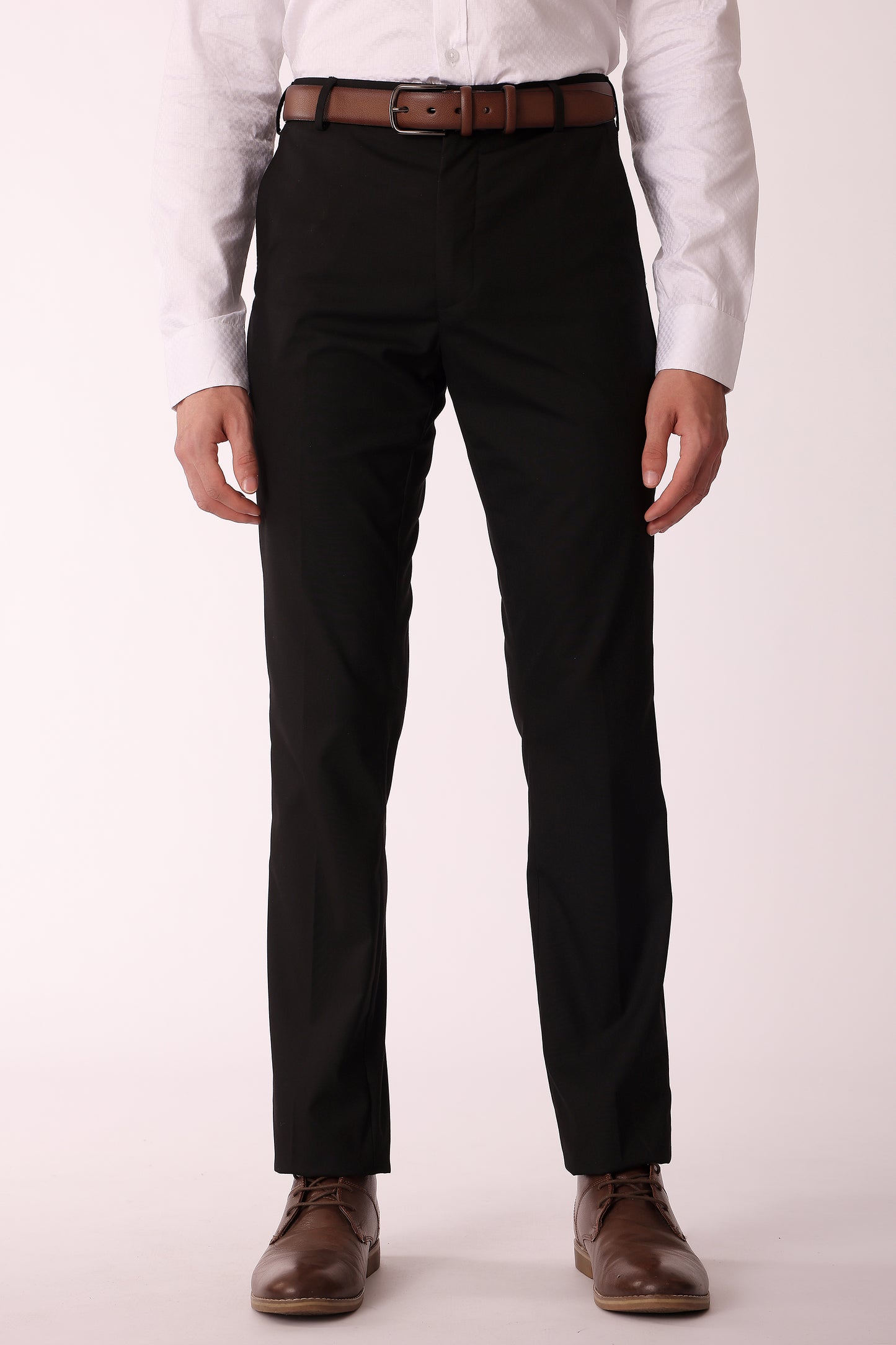 Men's Superwhite dobby's Shirt Full sleeves - White