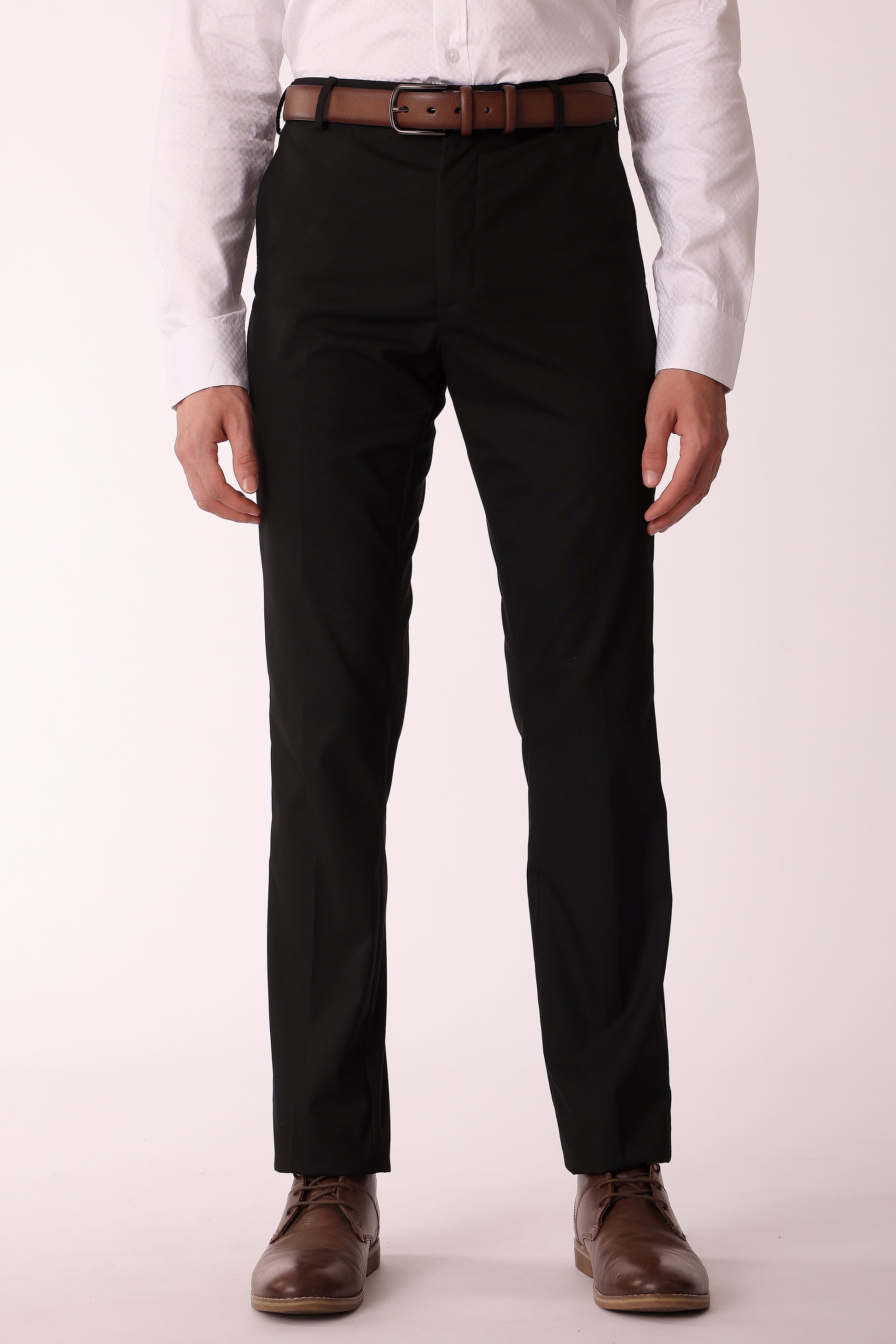 Men's Superwhite dobby's Shirt Full sleeves - White