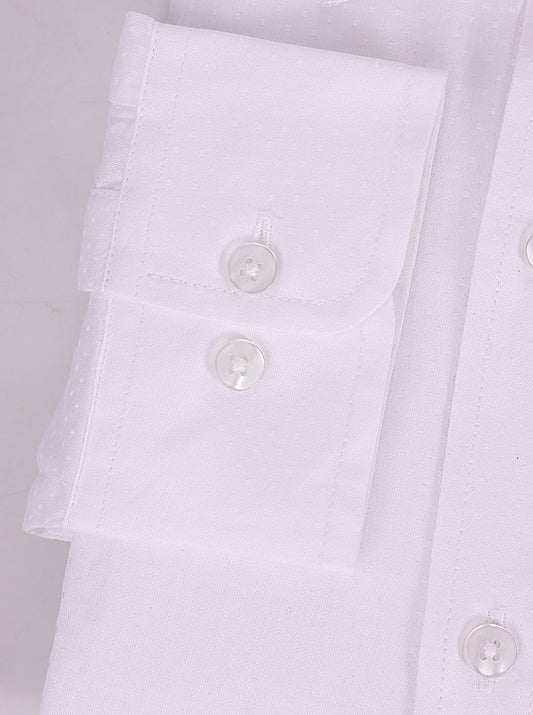 Men's Superwhite dobby's Shirt Full sleeves - extra image 2