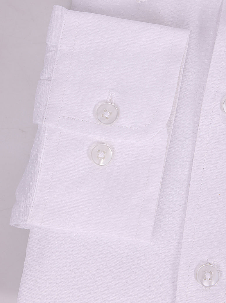Men's Superwhite dobby's Shirt Full sleeves - extra image 2