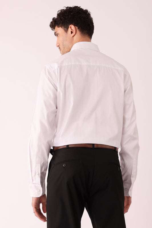 Men's Superwhite dobby's Shirt Full sleeves - extra image 4