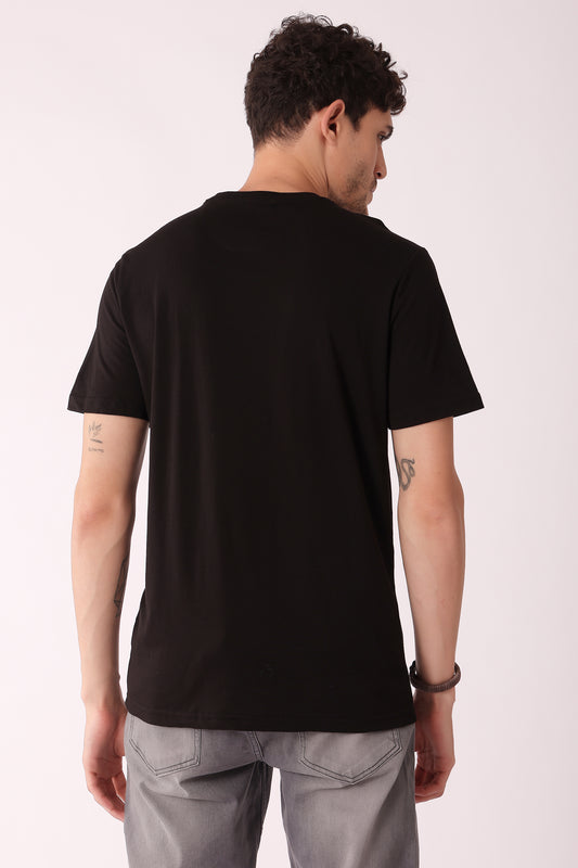 Men's solid Cotton Modal Tshirt - extra image 3