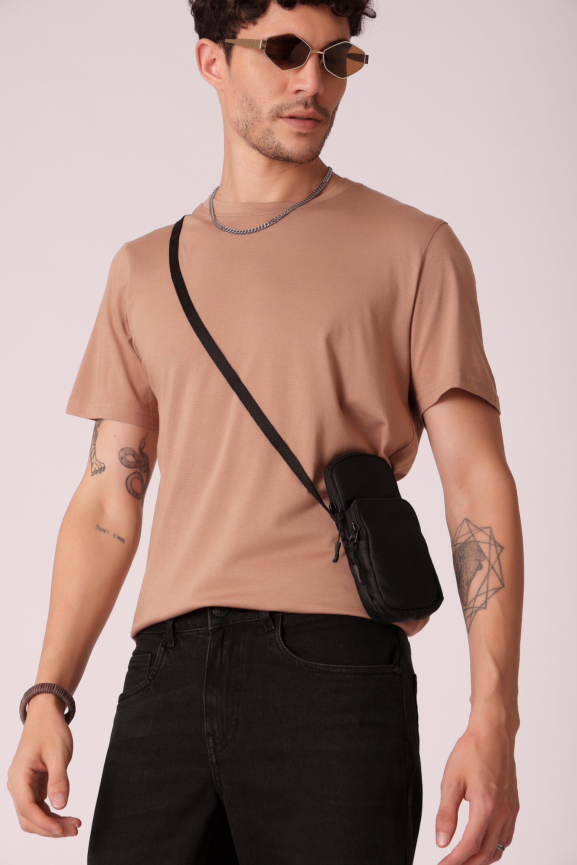 Men's solid Cotton Modal Tshirt - extra image 5