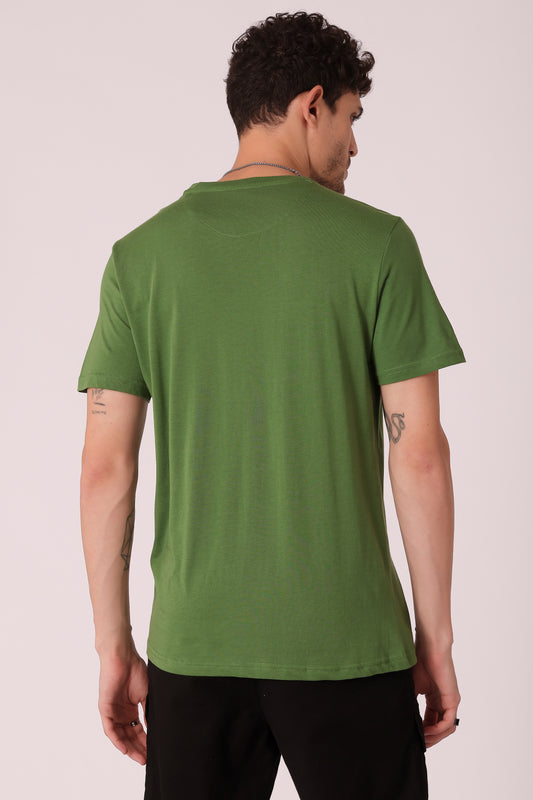 Men's solid Cotton Modal Tshirt - extra image 4