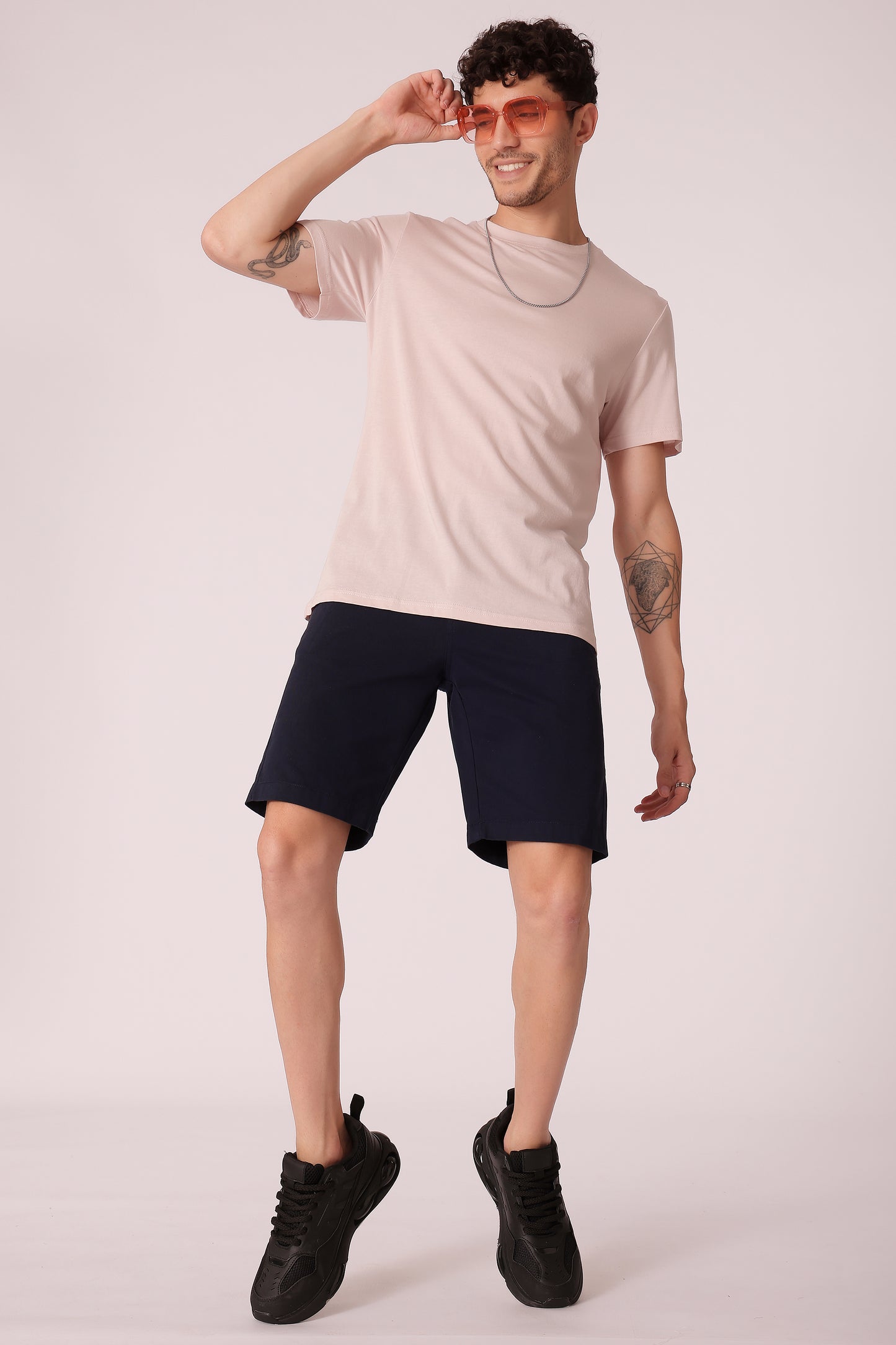 Men's solid Cotton Modal Tshirt - extra image 4