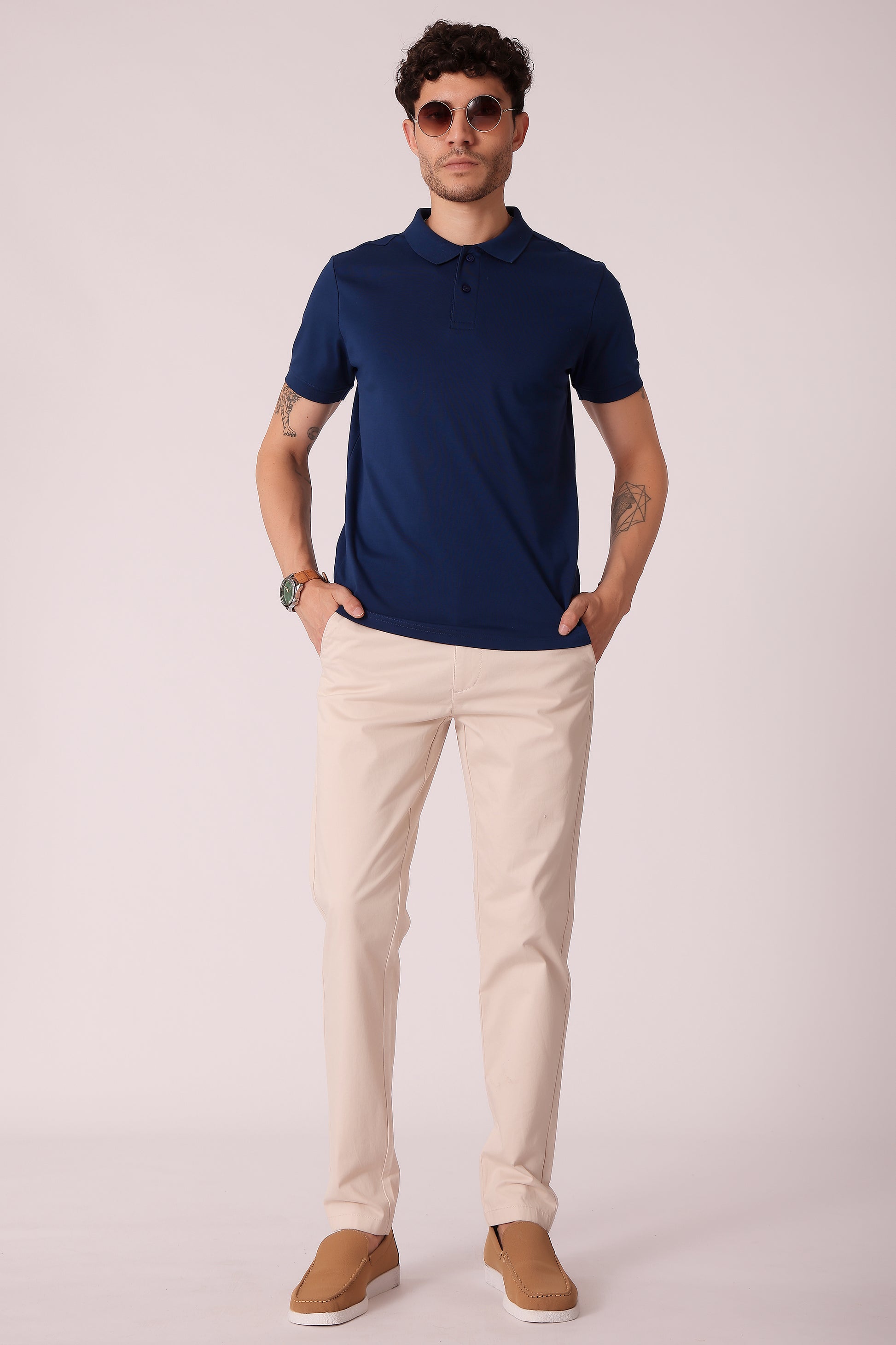 Men's Regular Fit Interlock Polo Tshirt - extra image 5