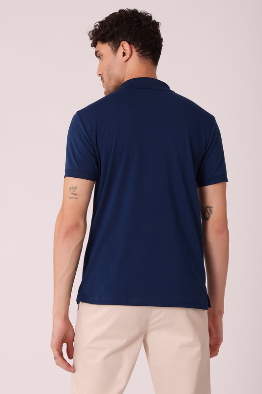 Men's Regular Fit Interlock Polo Tshirt - extra image 3