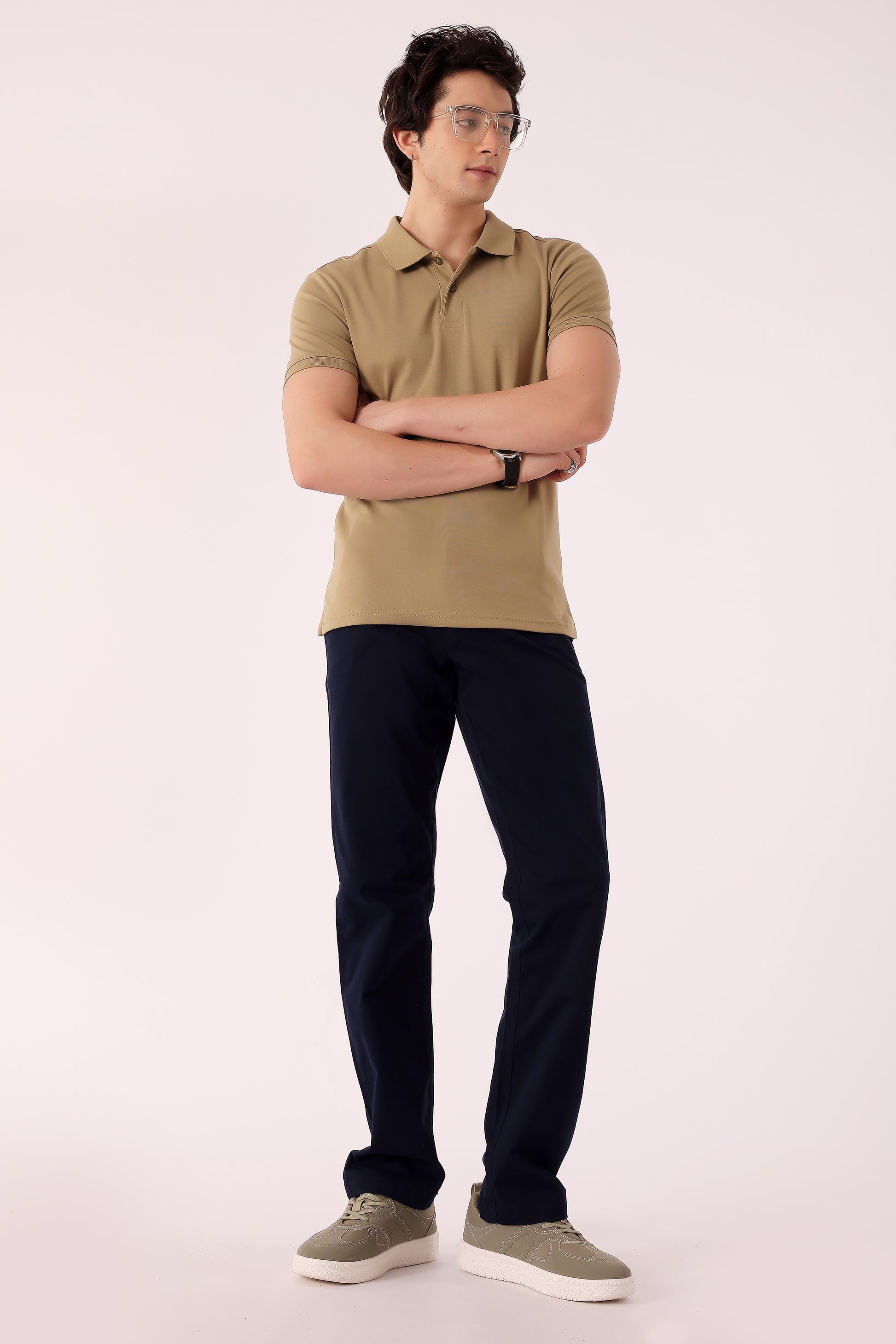 Men's Regular Fit Interlock Polo Tshirt - extra image 2
