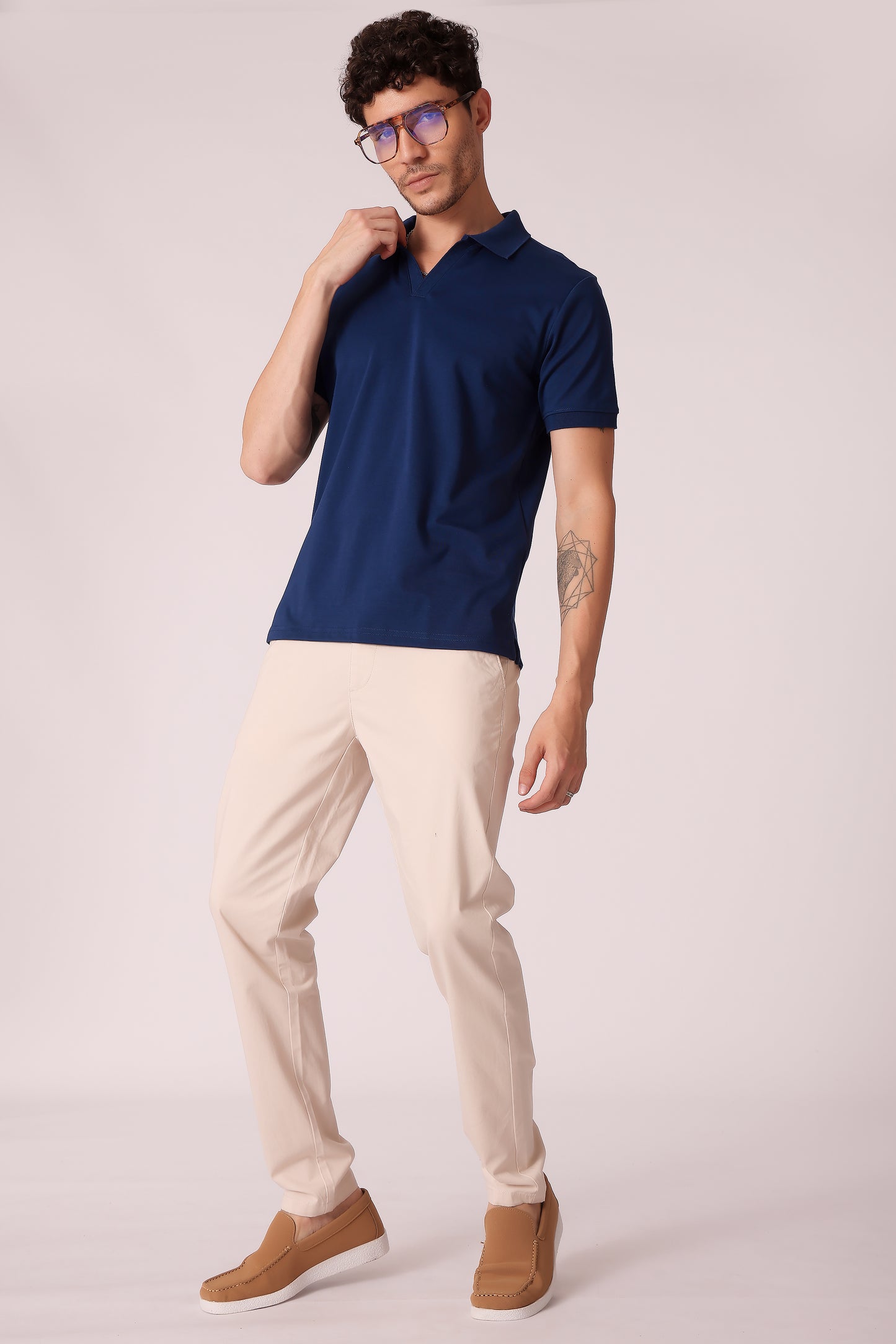 Men's Interlock Johny Collar Polo Tshirt - extra image 5