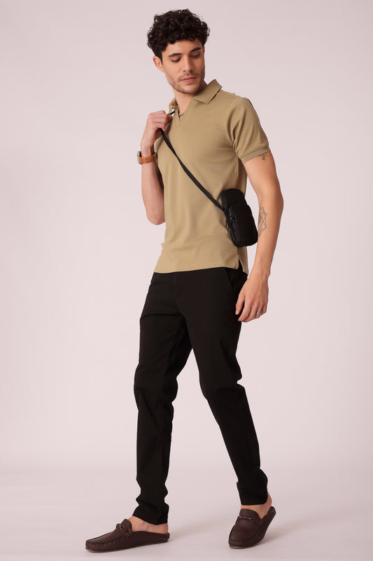 Men's Interlock Johny Collar Polo Tshirt - extra image 2