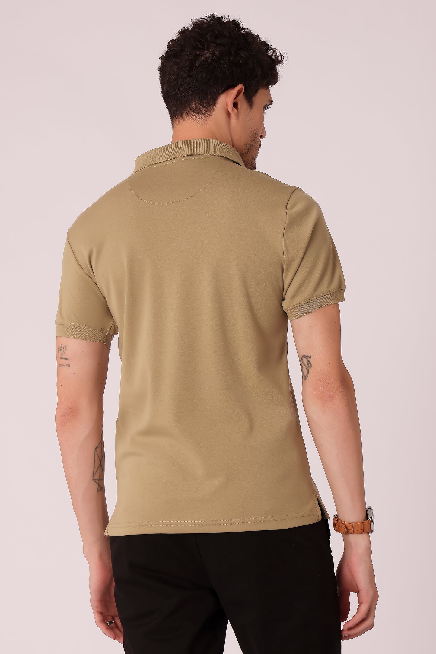 Men's Interlock Johny Collar Polo Tshirt - extra image 6