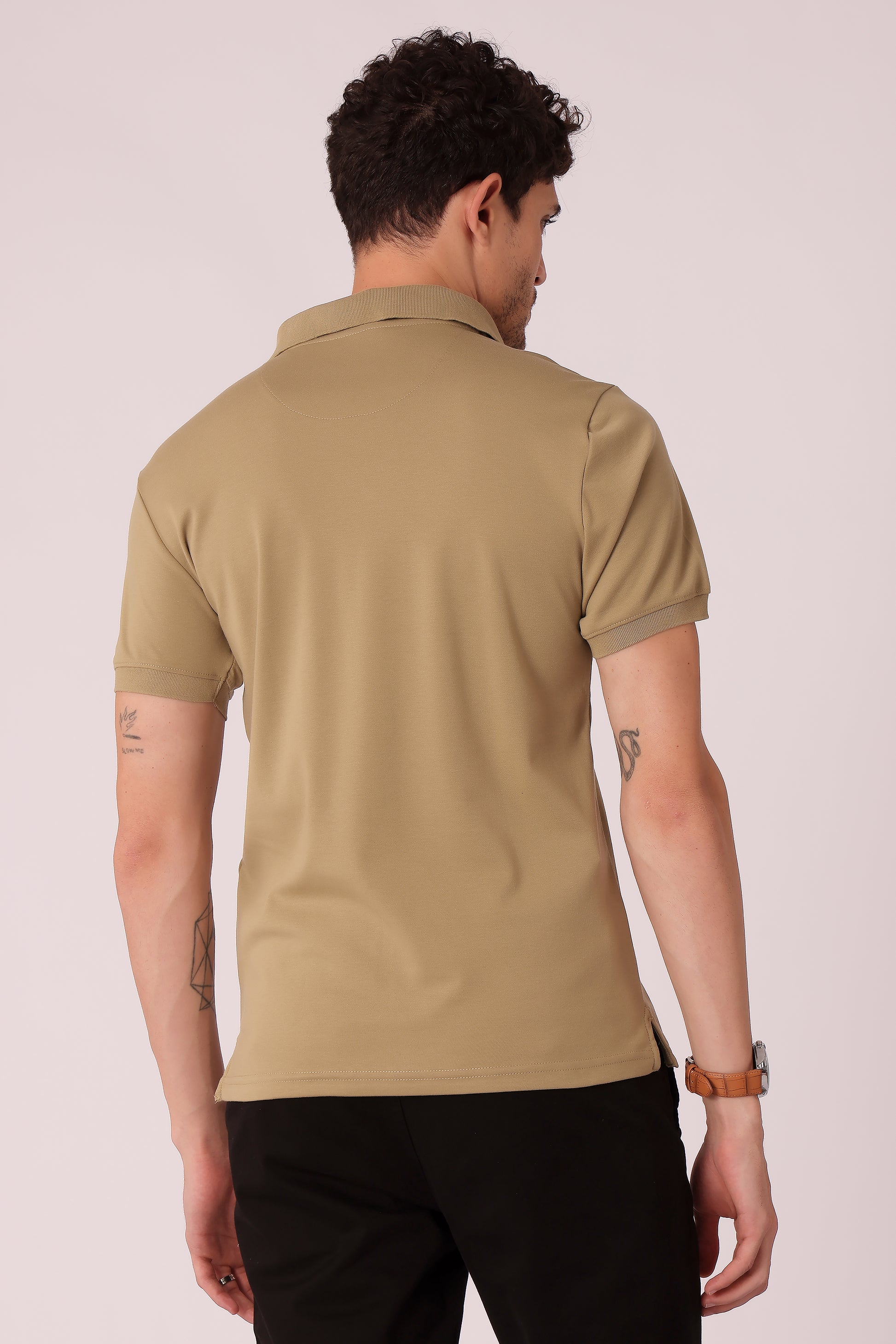Men's Interlock Johny Collar Polo Tshirt - extra image 6