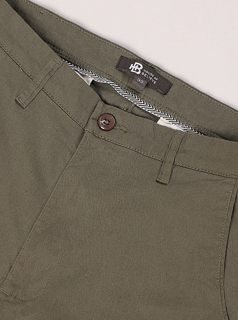 Men's Cotton stretch Slim Fit Chinos - extra image 3