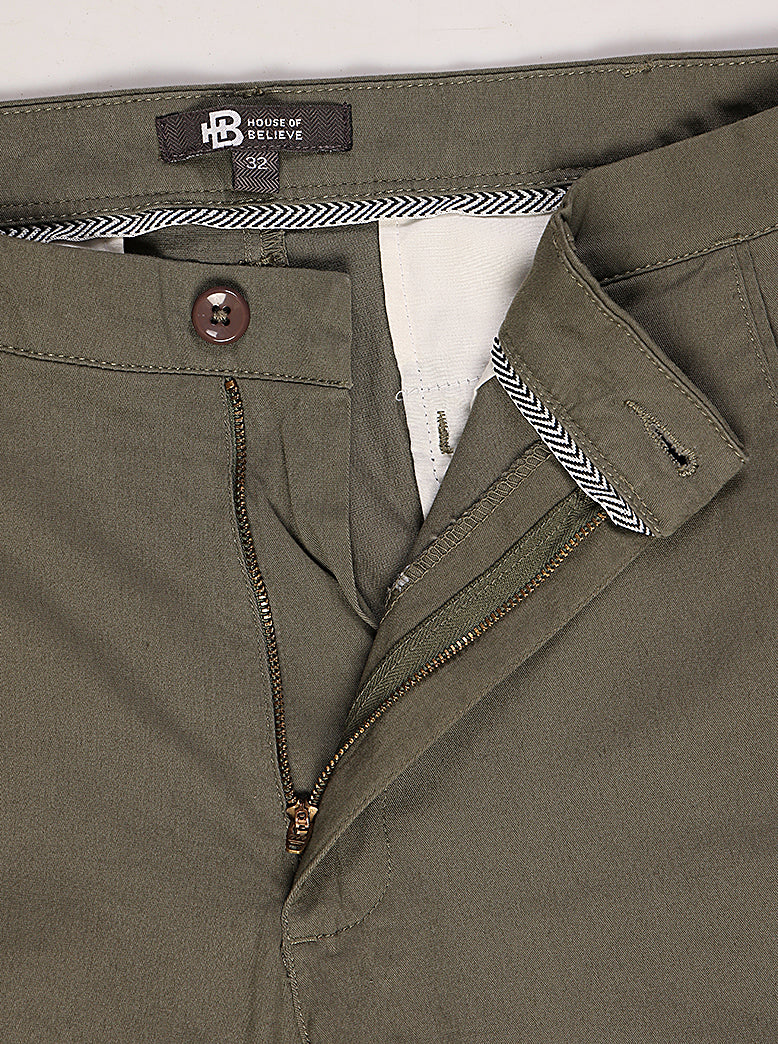 Men's Cotton stretch Slim Fit Chinos - extra image 6