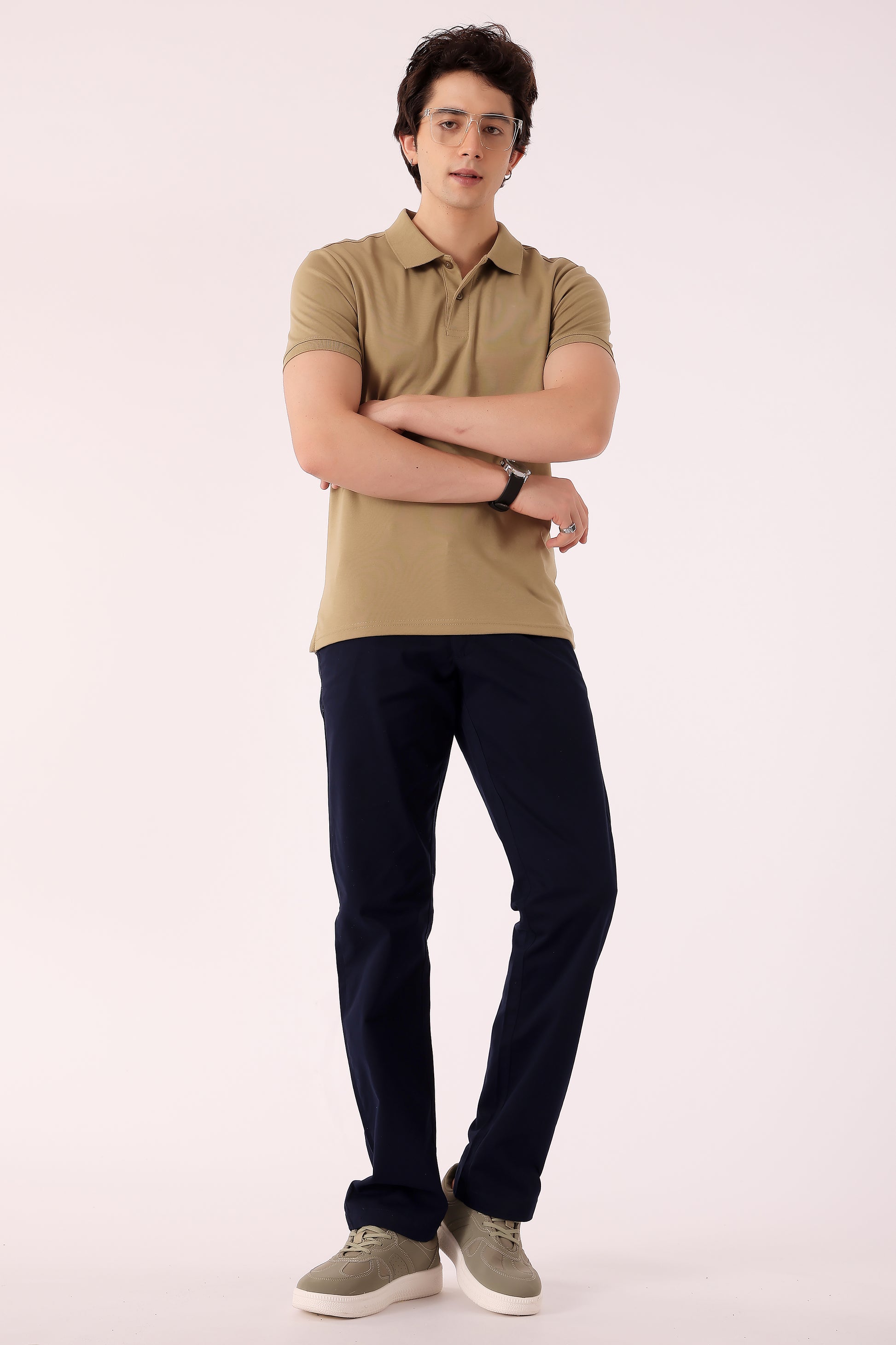 Men's Cotton stretch Slim Fit Chinos - extra image 2