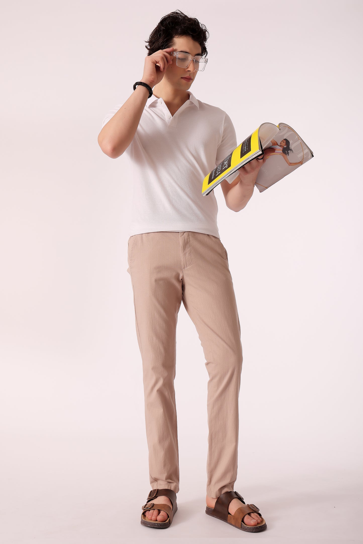 Men's Cotton stretch Slim Fit Chinos - extra image 3