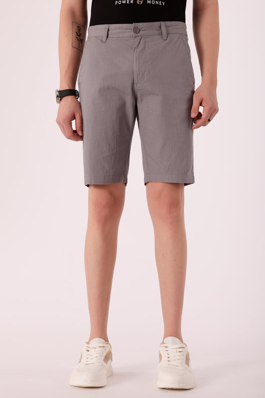 Men's Cotton stretch Shorts - Grey