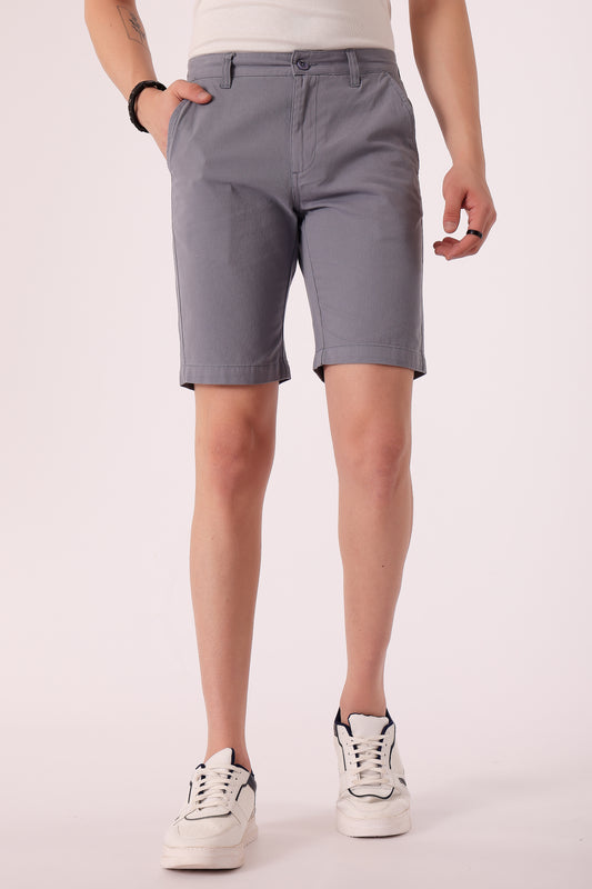 Men's Cotton stretch Shorts - Lt. Blue