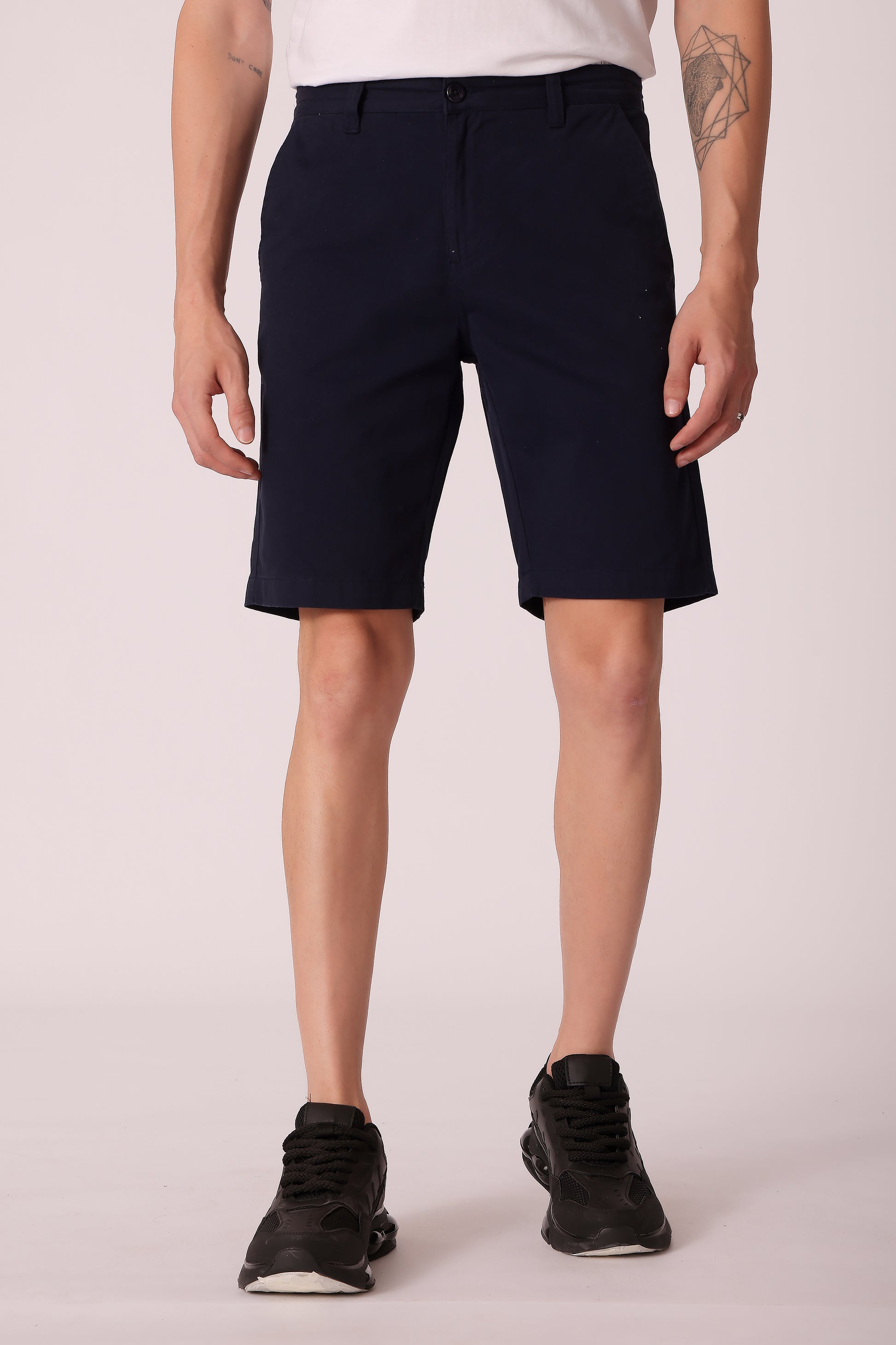 Men's Cotton stretch Shorts - Navy