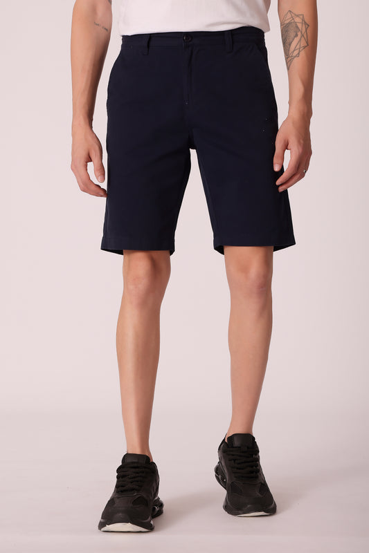 Men's Cotton stretch Shorts - Navy
