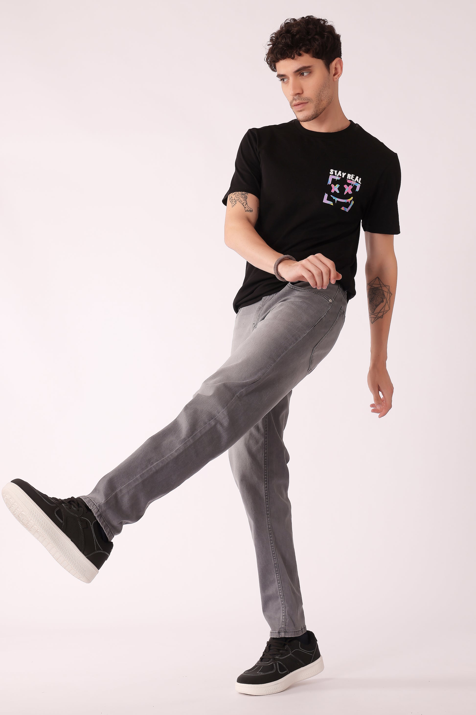 Men's Regualr fit Cotton Graphic Tshirts - extra image 4