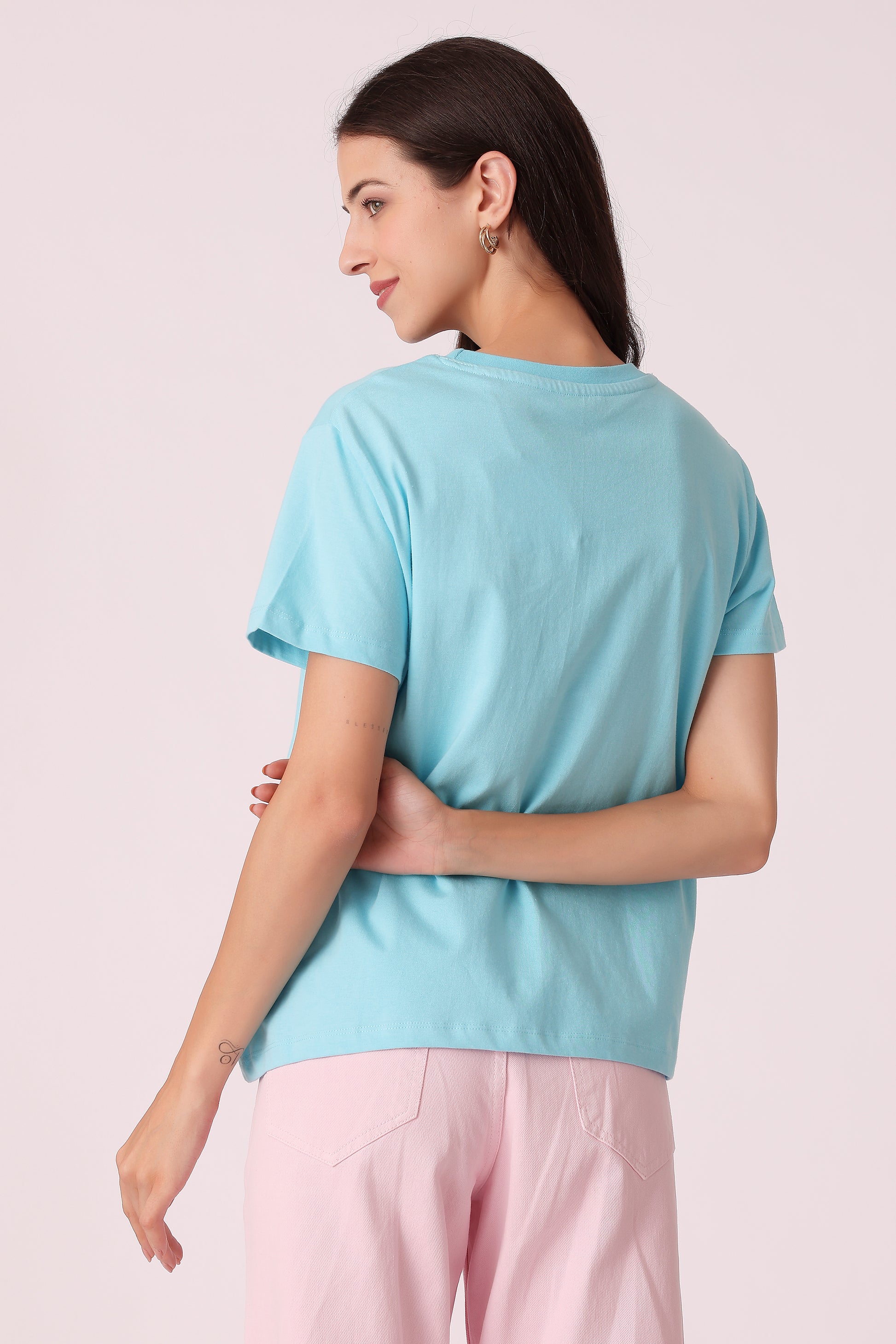 western oversized fit casual print t-shirts - extra image 2
